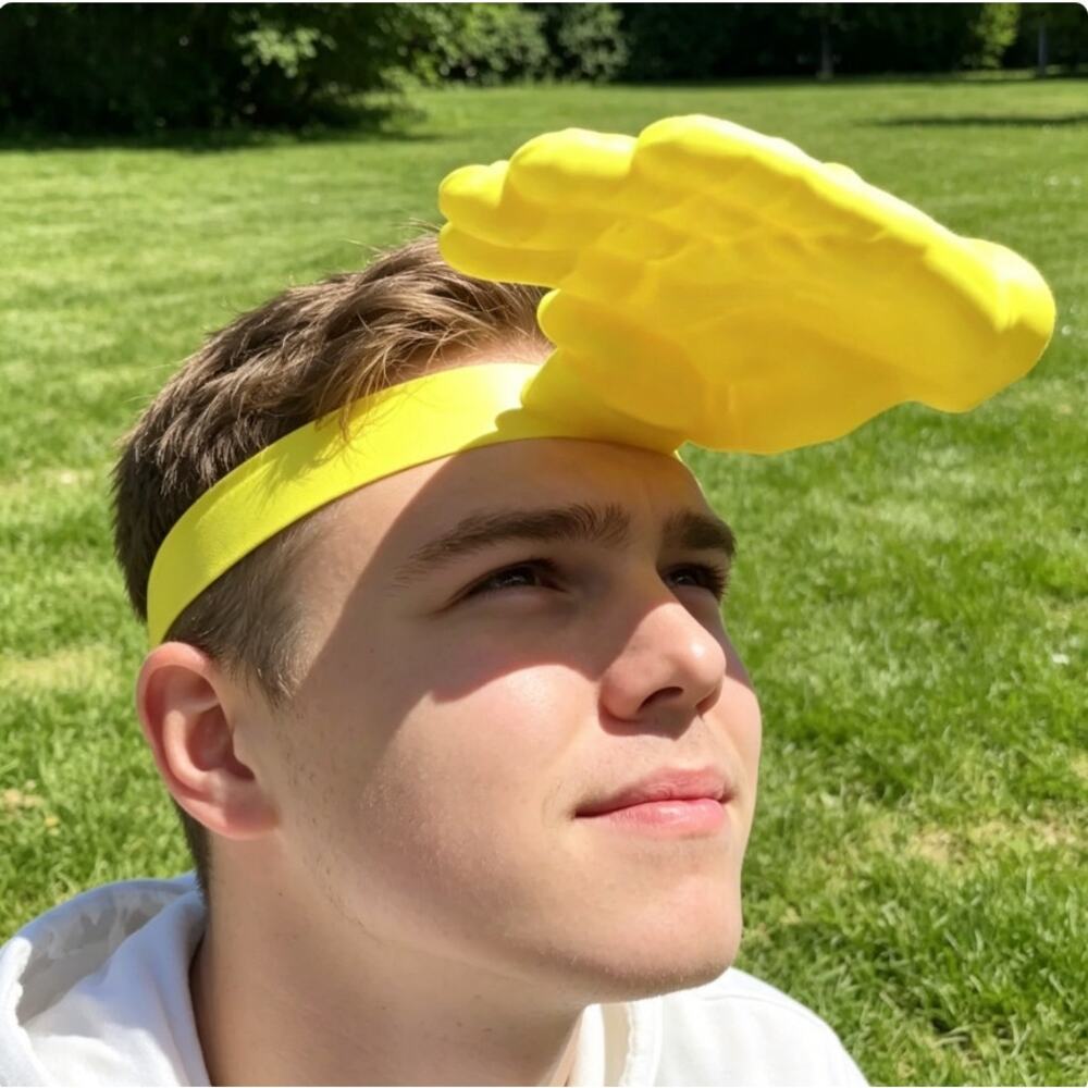 Funny Hand Shaped Sun Visor Hat Novelty Outdoor Sun Protection Cap